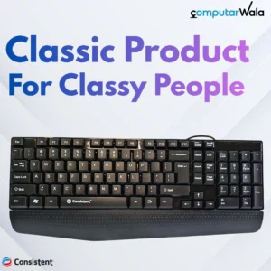 Consistent Classic Gold Wired Keyboard (SK102)