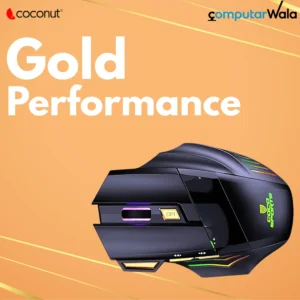 coconut WM22 Gold Wireless Gaming Mouse