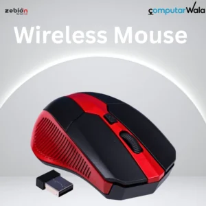 Zebion Glider Candy Wireless Mouse Black&Red