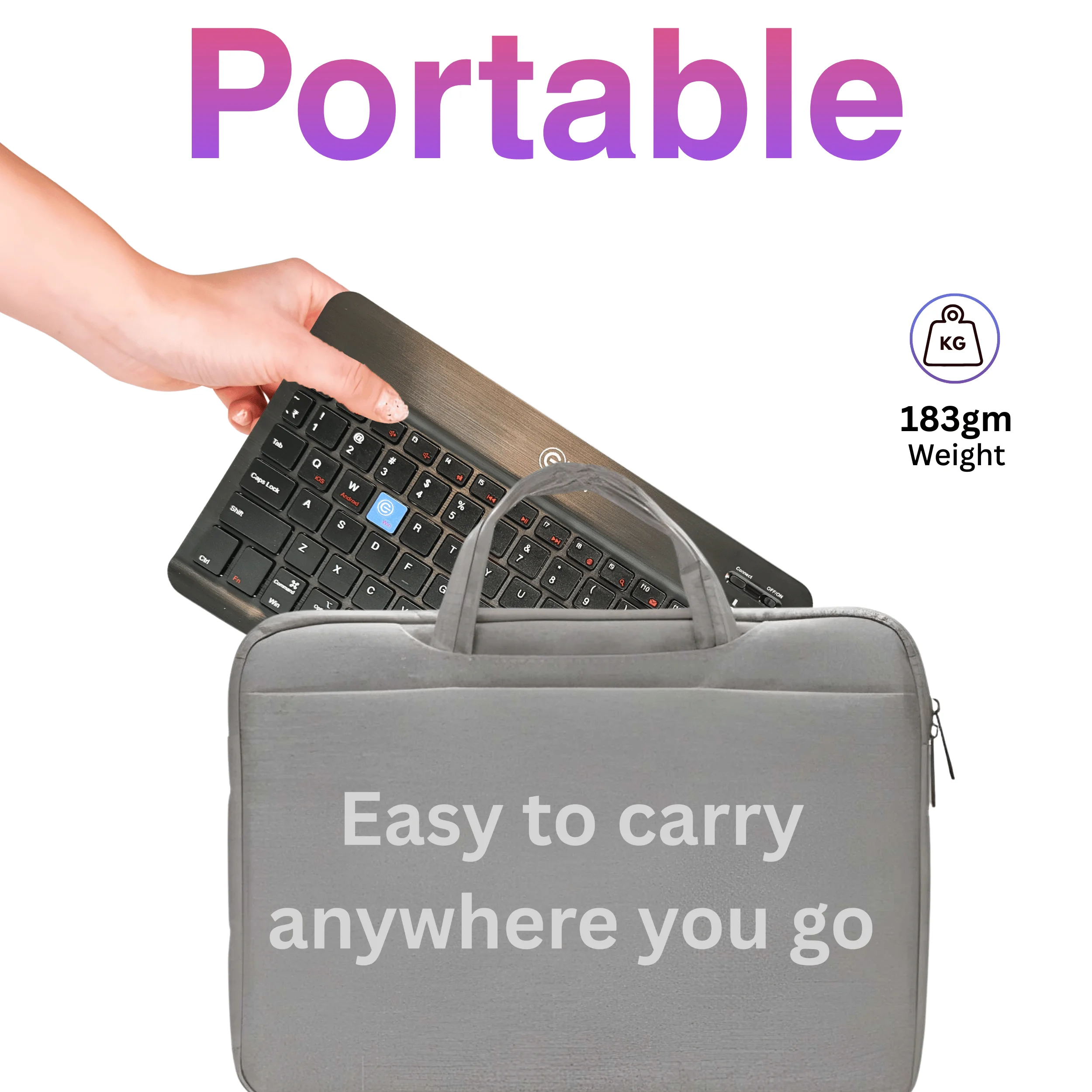 EVM EnEdge 9.7" Wireless Bluetooth Keyboard