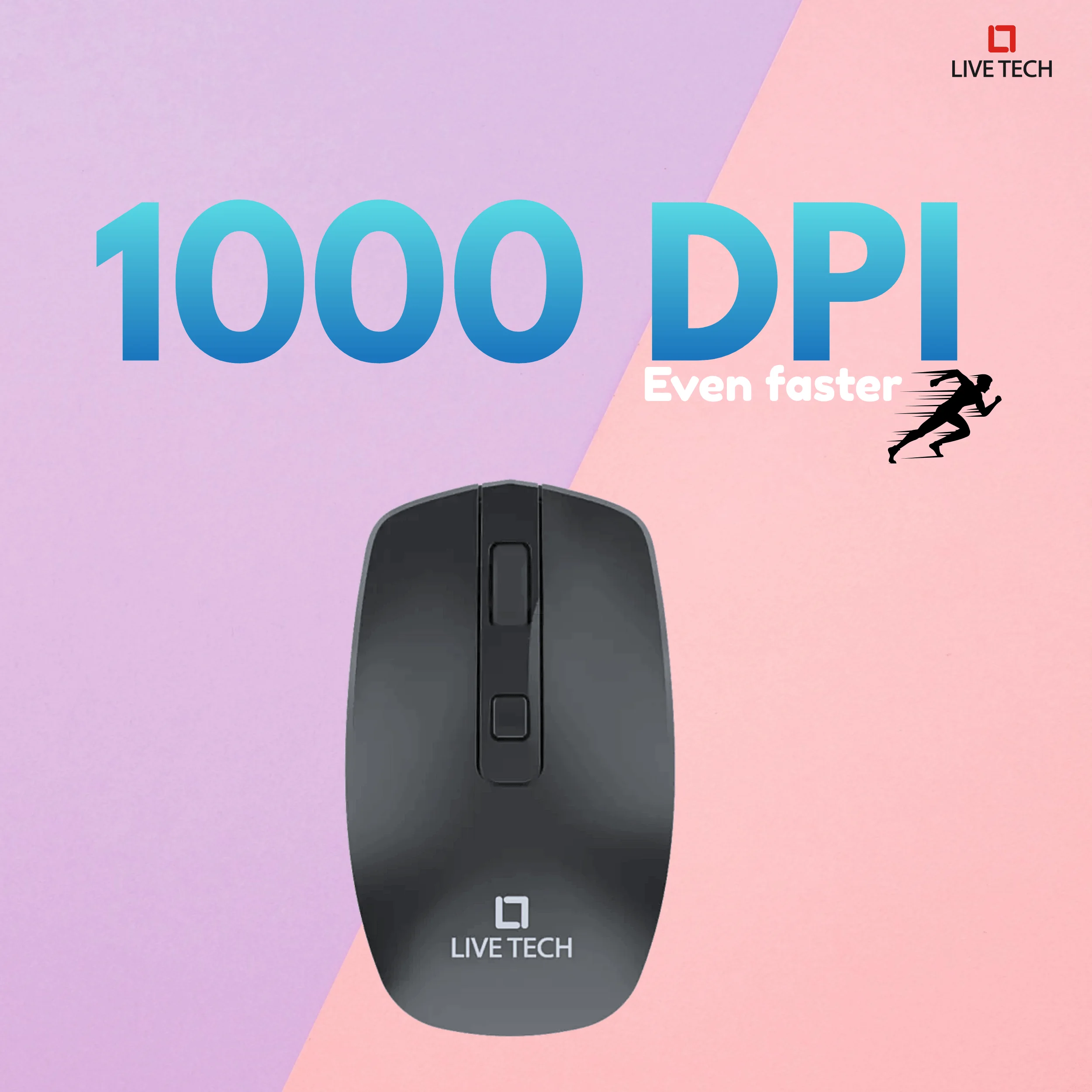 Live Tech WMK10 Wireless Keyboard and Mouse Combo