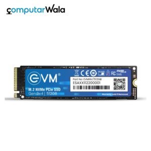 EVM NVMe SSD 512GB 1800MB/s Read & 700MB/s Write Speed